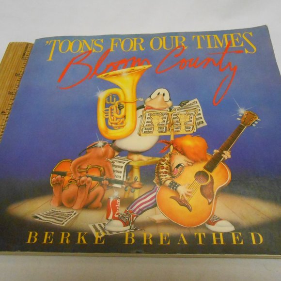 Toons For Out Times Bloom County by Berke Breathed vintage Book 1st edition 📘 - Picture 4 of 10